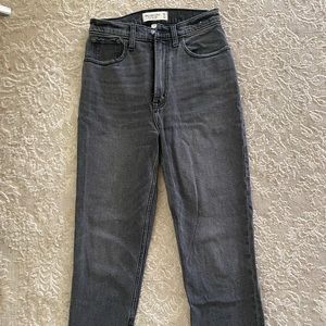 Abercrombie size 26 high waist cropped jeans